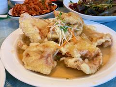 传统锅包肉-黄家饺子东北特色菜馆(湖滨商业街店)