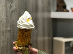烤玉米冰淇淋-茶是一枝花泡茶店
