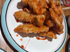 -东来菜馆•手抓海鲜家常菜•海鲜锅贴(鸽子窝店)