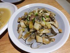 姜葱炒蛏子-台记小海鲜(七宝店)