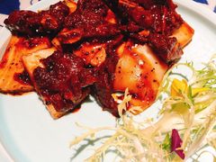 牛仔骨炒年糕-绿茶餐厅(布吉万象汇店)