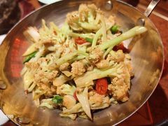 香锅有机花菜-绿茶餐厅(蓝色港湾店)