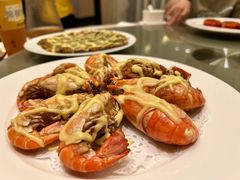 芥末酱炸虾-沙龙酒家