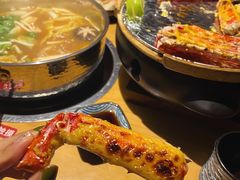 芝士烤帝王蟹腿-綱元·海鲜豆捞(明州里店)