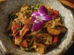 红咖喱野生虾-上楼私房菜(院士路店)
