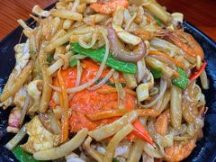 白蟹炒年糕-台州老六海鲜面馆(上南总店)