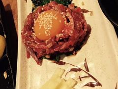 生拌牛肉-炼火烤肉店