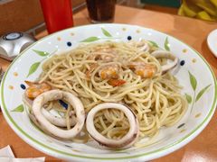 蒜蓉味海鲜面-萨莉亚意式餐厅(护国新天地店)