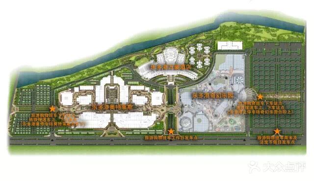 乐多港奥特莱斯购物中心乐多港地图图片