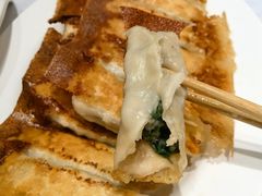 猪肉韭菜锅贴-大眼锅贴水饺(河东店)