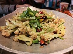 干锅丽水香菇花菜-探花·意境江南菜·唐伯虎文化体验店·松鼠桂鱼(观前店)