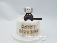 -卡比儿童蛋糕·心意定制·低脂零卡糖动物奶油FancyBALLOON(滨海店)