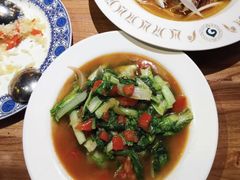 青菜炒番茄-胖老汉椒麻鸡清真新疆菜(西御街店)