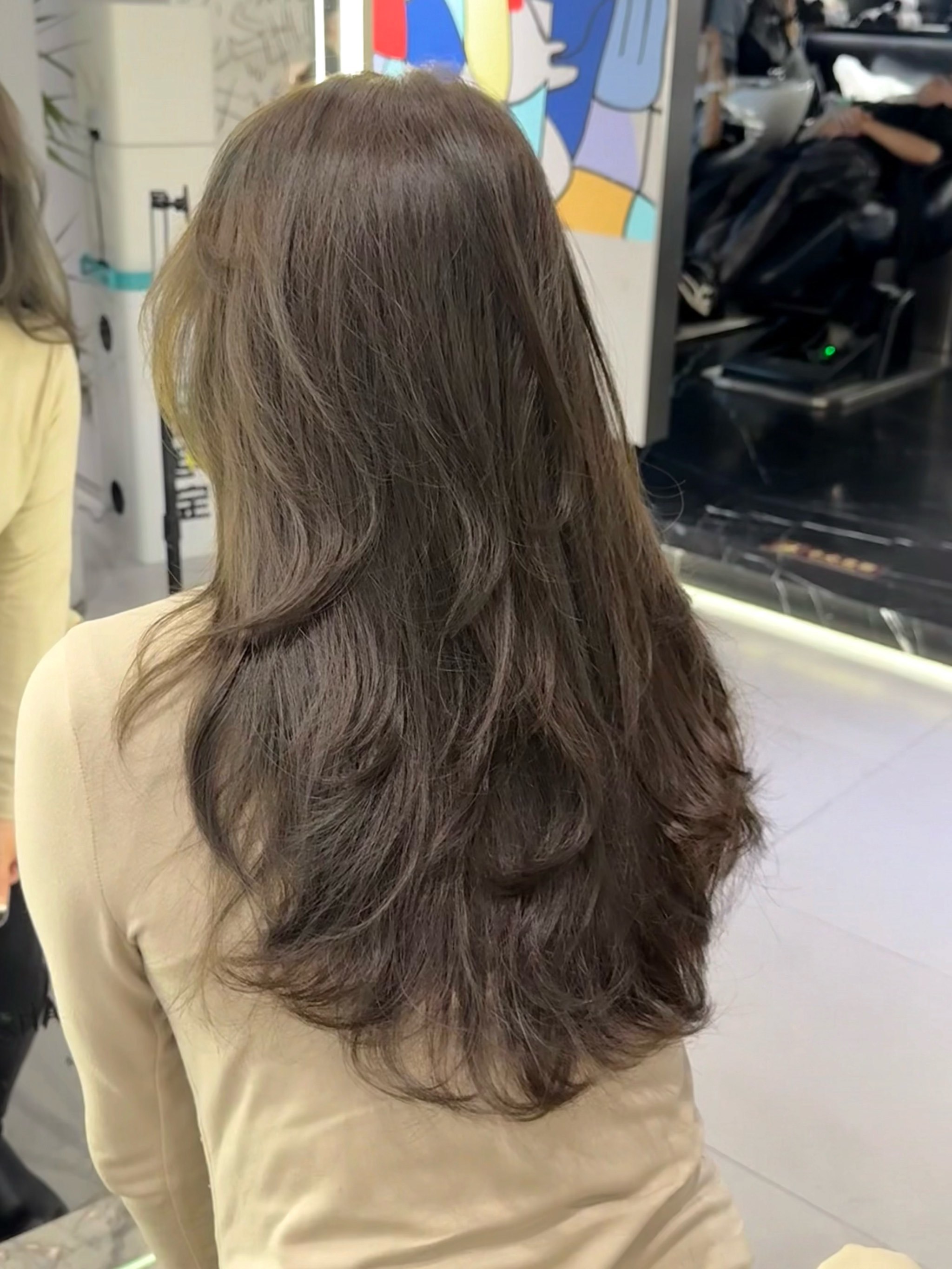 高层次背影发型