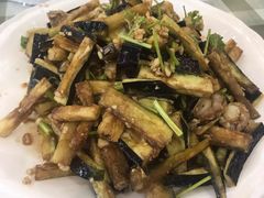 茄子拌扇贝-华圆美食