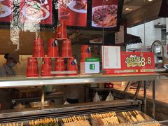 面包甜点陈列柜-廖记棒棒鸡(江汉路店)