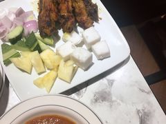 沙爹鸡牛肉拼盘-关夫人餐厅(阳光广场店)