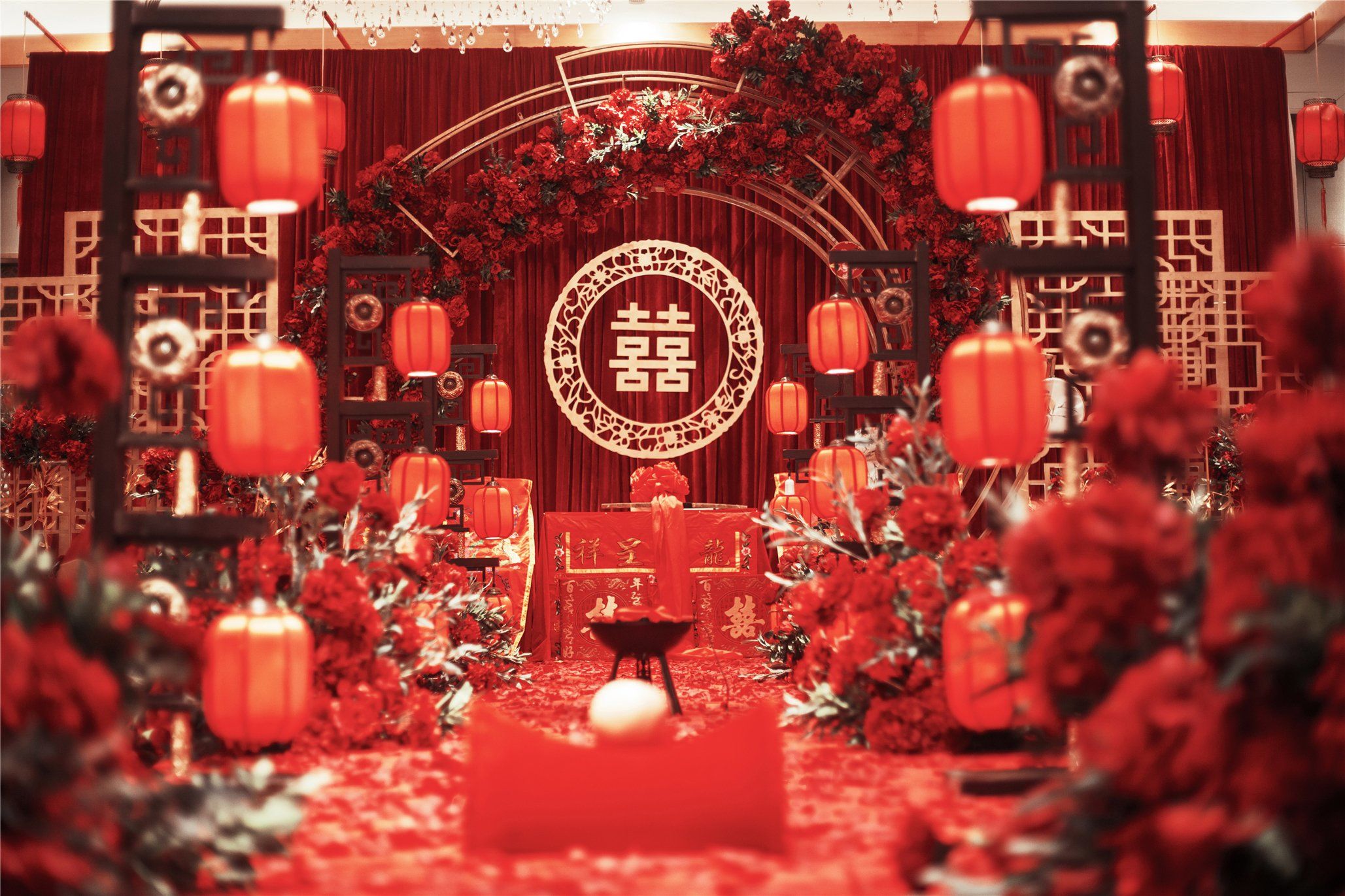 红色中式婚礼
