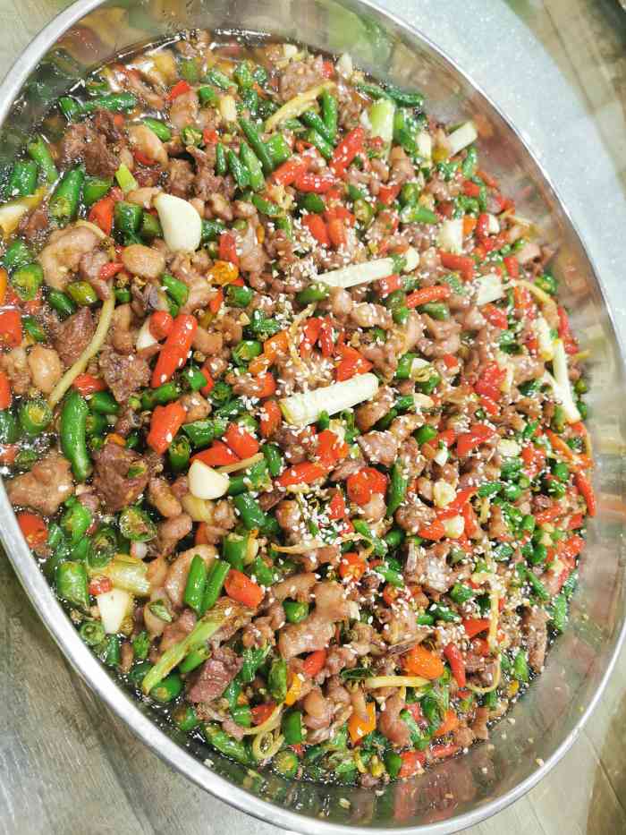 凤湖天来凤鱼璧山兔-"味道不错很巴适,干煸四季豆很不错.