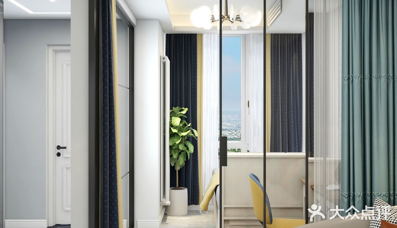 72㎡两居改三居，柔和温暖 ，美好无处不在！