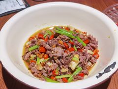 菜籽油炒衡东黄牛肉-老湘村·湖南土菜(天河维多利店)