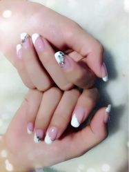 清爽斜法式-甲壳儿美甲美睫