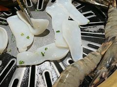 海鲜两种拼盘-炼火烤肉店