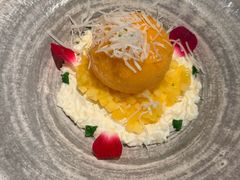 芝士米布丁配芒果雪芭-LESCEDARS Brasserie Bistro香柏树