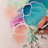 自己也可以画的墙绘装饰画