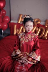 点击看大图 -藤薰定制中式嫁衣礼服旗袍店