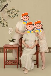 -时光纪亲子全家福照相馆(静安店母女写真父母纪念照)