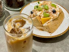 艾草戚风蛋糕-素咫咖啡CLIFEROSE(新安店)