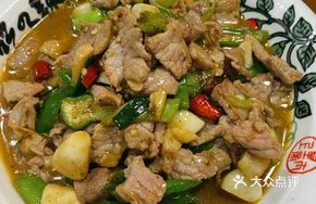 Lichen and Minced Pork Stir-fry