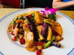 猪颈肉炒杂菜-南沙游艇会·大兵船餐厅