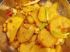 干锅土豆片-情妹耙泥鳅·江湖川菜(科华店)