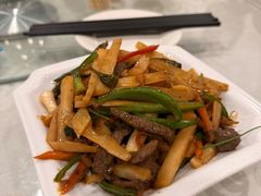 牛肉炒自家腌笋-大唐靓汤江门私房菜(景田店)