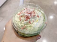 冰漫樱白桃风味茶拿铁-星巴克(天津工华道智慧山店)