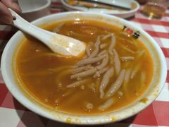 番茄酸汤攸面鱼鱼-西贝(吴江路湟普汇店)