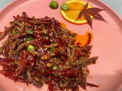 自贡手撕牛肉-甜阿姨·天台花园私房菜(万松园店)