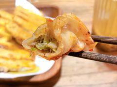 韭黄牛肉锅贴-海荣锅贴馆(五味十字店)