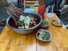 麻辣香菜牛肉-老瓦房冷锅串串(文殊院店)