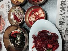 -草家酱蟹炭火烤肉店(珲春南路一店)
