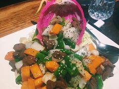 火龙果炒牛柳-上楼私房菜(院士路店)