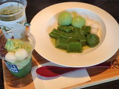抹茶冰淇淋仙草-中村藤吉(平等院店 )