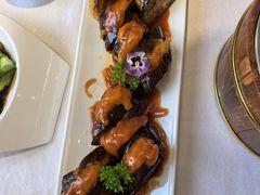 鲜虾酿茄子-大眼锅贴水饺(河东店)