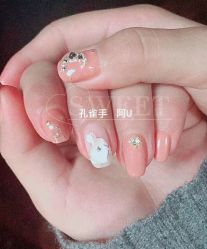 -孔雀手美甲美睫护理