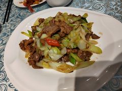 葱爆羊羔肉-巴扎美食·新疆菜·西域歌舞表演餐厅(新疆大厦店)