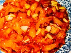 大葱烧蹄筋-新连采·海鲜·大连菜(大连恒隆广场店)