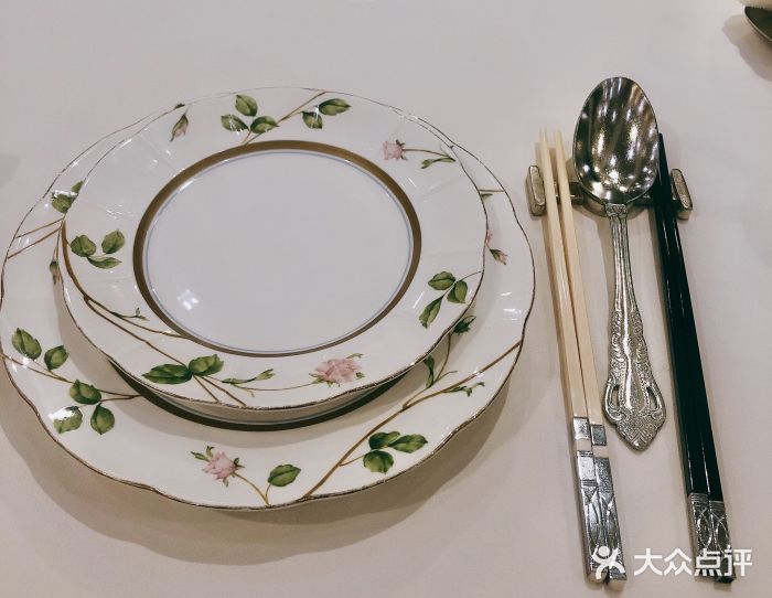 翠园(王府中环店)餐具摆设图片