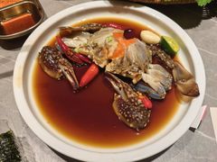 -草家酱蟹炭火烤肉店(珲春南路一店)
